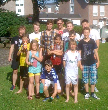 Schachjugend Moers - Sommerfest 2013 Gruppenfoto